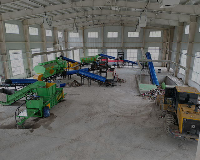 Garbage sorting production line