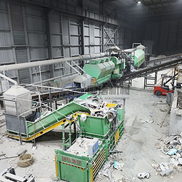 Mixed waste sorting machine