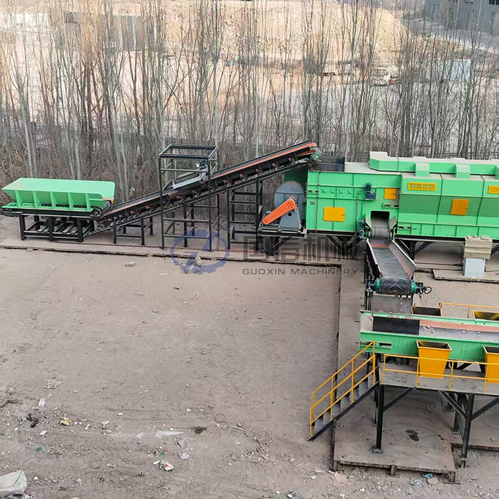 Construction garbage sorting system