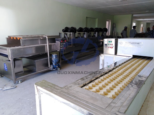 Uzbekistan apricot drying work site