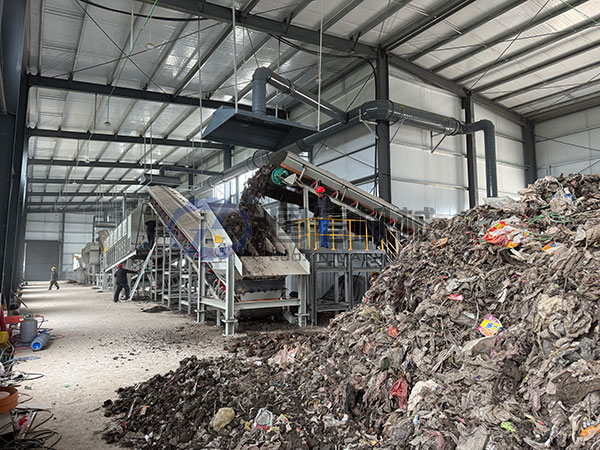 Vietnam stale waste sorting customer site