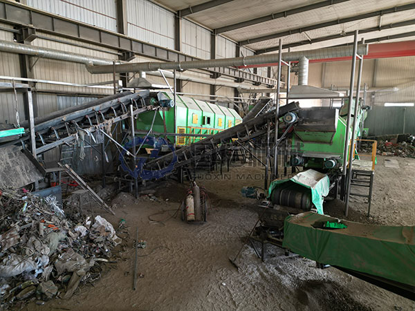 South africa solid waste sorting customer site