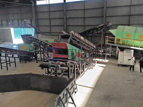 indonesian domestic garbage sorting customer site