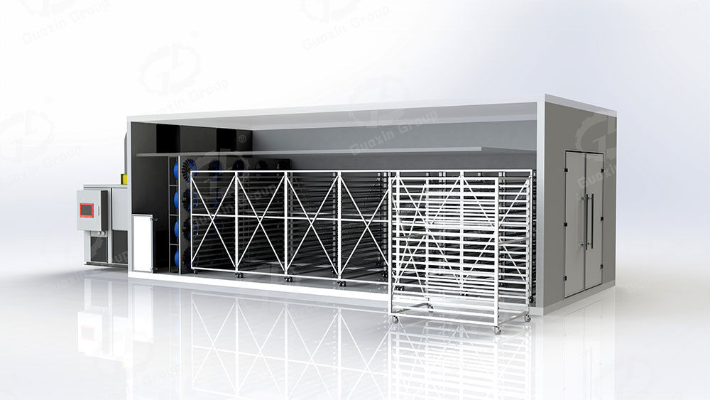 Dual host 8 meter drying room