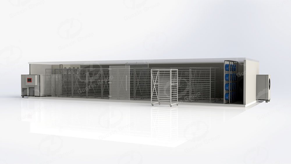 Dual host 13 meter drying room